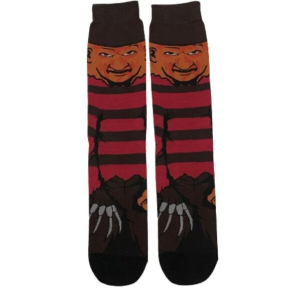 New unisex  FREDDY KRUEGER Nightmare on Elm Street novelty halloween soc… - Picture 8 of 9